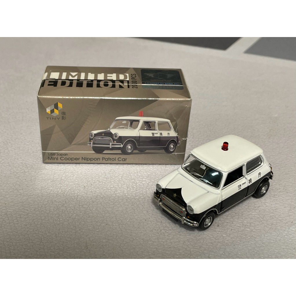 ミニカー TINY 1/50 Mini Cooper Nippon Patrol Car 微影Tiny (日本地區限定）警視廳警車Mini Cooper Nippon Patrol car