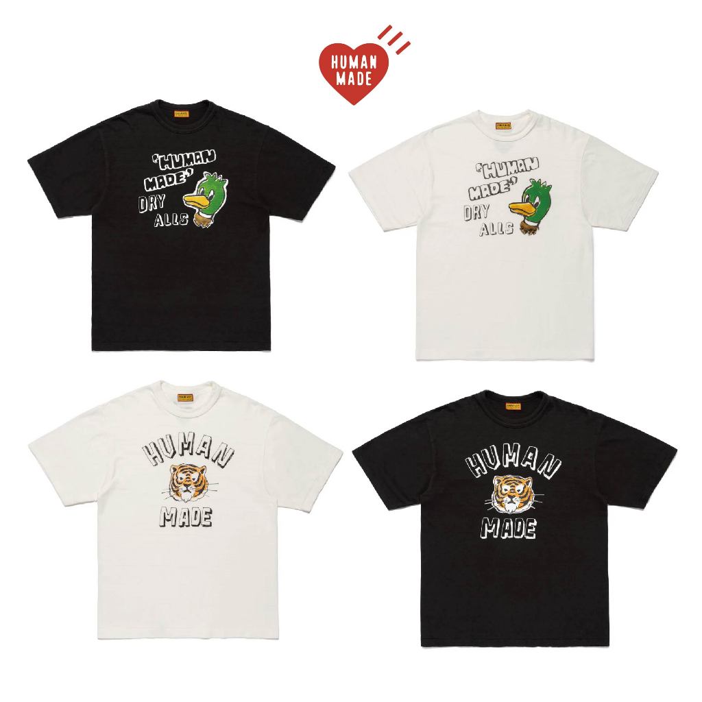 日本代購』Human made GRAPHIC T-SHIRTˇ鴨鴨老虎短T＃NIGO＃ | 蝦皮購物