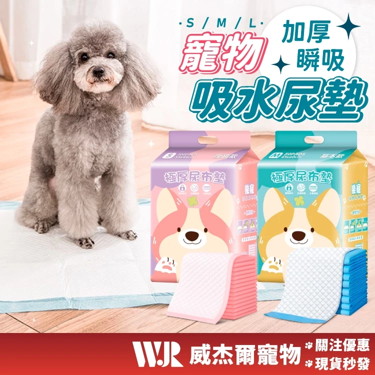 幼犬半夜起來上廁所，威杰爾寵物尿布墊，多層鎖水結構