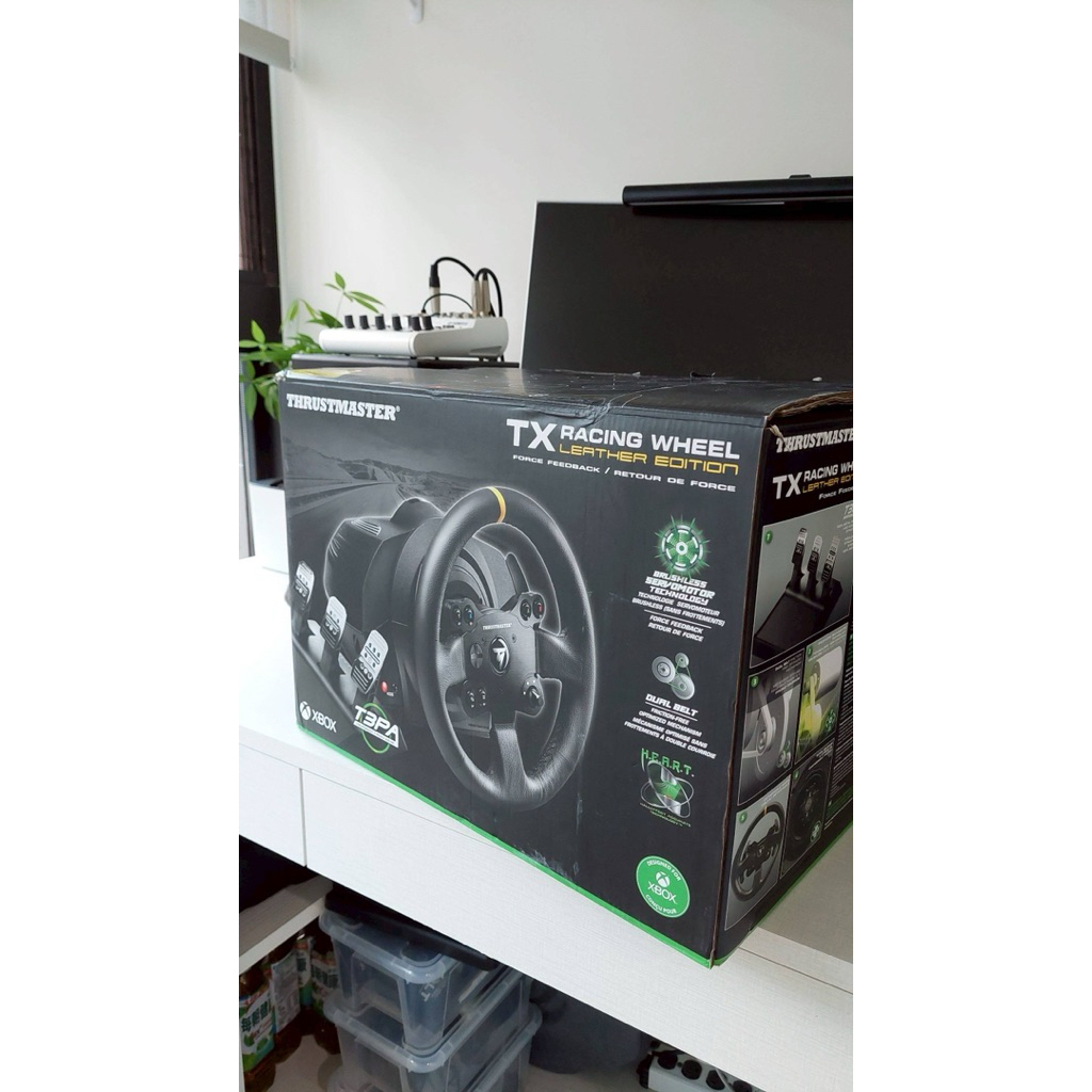 Thrustmaster TX Racing Wheel Leather Edition 方向盤 | 蝦皮購物