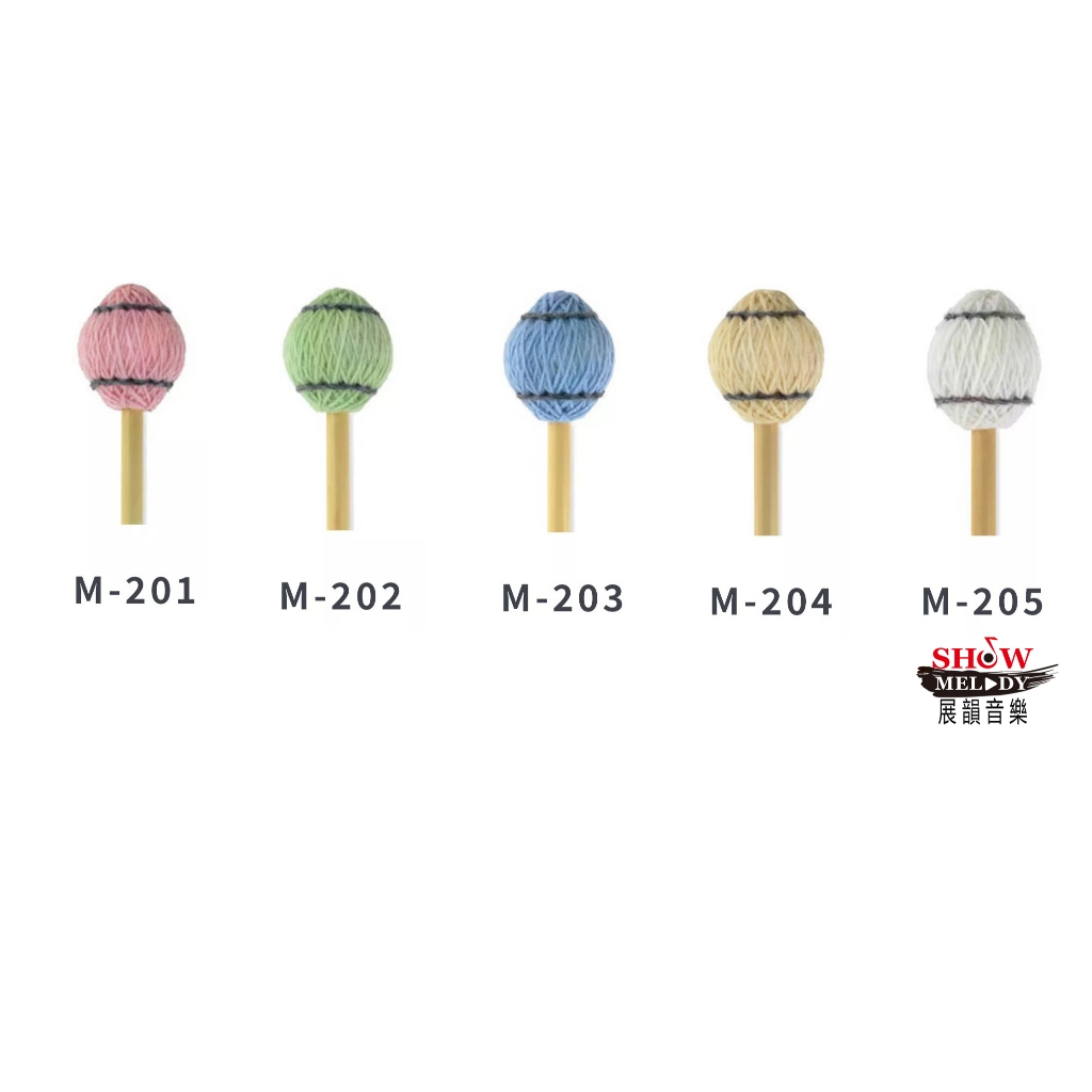 展韻音樂】日本PLAYWOOD M201 M202 M203 M204 木琴槌藤製柄，毛線MS 中