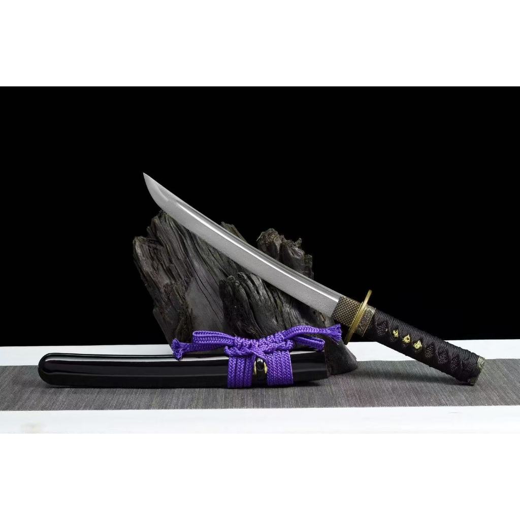 【典藏】12寸高性能花紋鋼武士刀【刀螂】Katana 居合道練習刀 打刀 日式刀 收藏刀 中長硬刀 東洋刀 肋差 未開刃 | 蝦皮購物