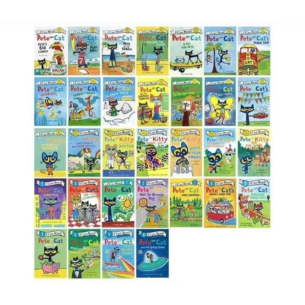 🔥現貨特價🔥皮特貓34冊Pete the Cat I Can Read 分級閱讀物初階英語