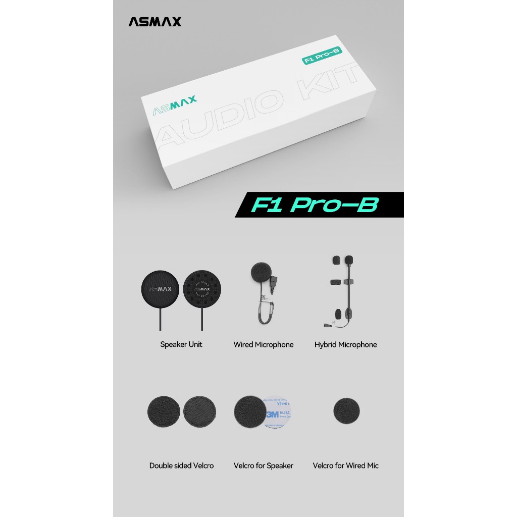 松部品】現貨ASMAX F1 配件包藍牙配件包耳機組底座組| 蝦皮購物