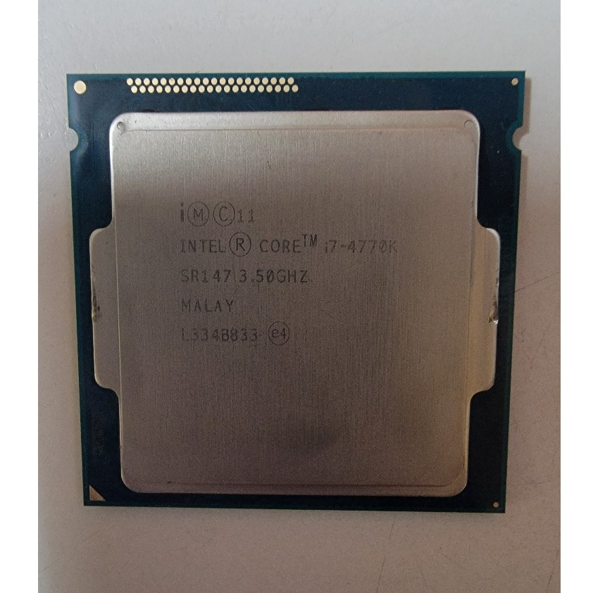 intel Core i7 4770K 1150腳位 4核心 超頻CPU 附原廠銅芯散熱風扇 2手良品 | 蝦皮購物