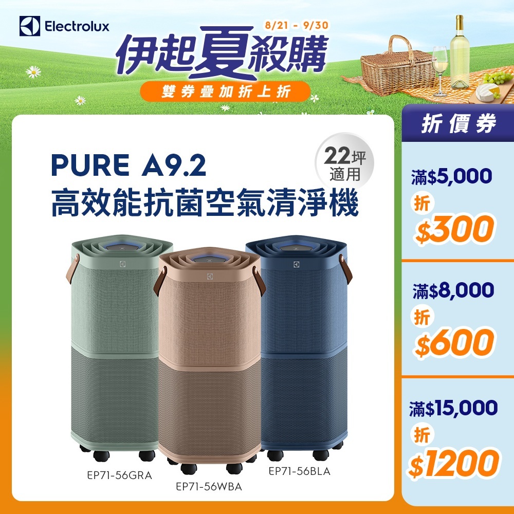 新品未開封 Electrolux EP71-56WBA Amazon.co.jp: エレクトロラックス PureA9.2 空気清浄機 360度