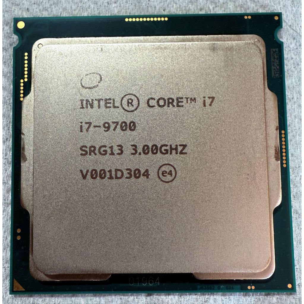 *CPU* INTEL i7-9700 散熱膏 i7 9700 CPU | 蝦皮購物