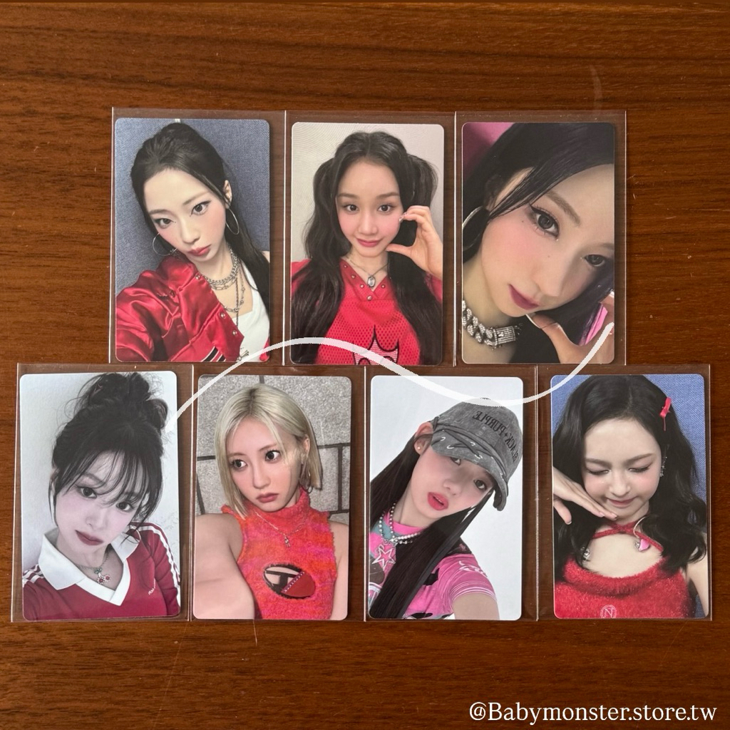 現貨‼️BABYMONSTER 台北線下展會特典（單特典🈚️專輯） 露塔角賢藍茶