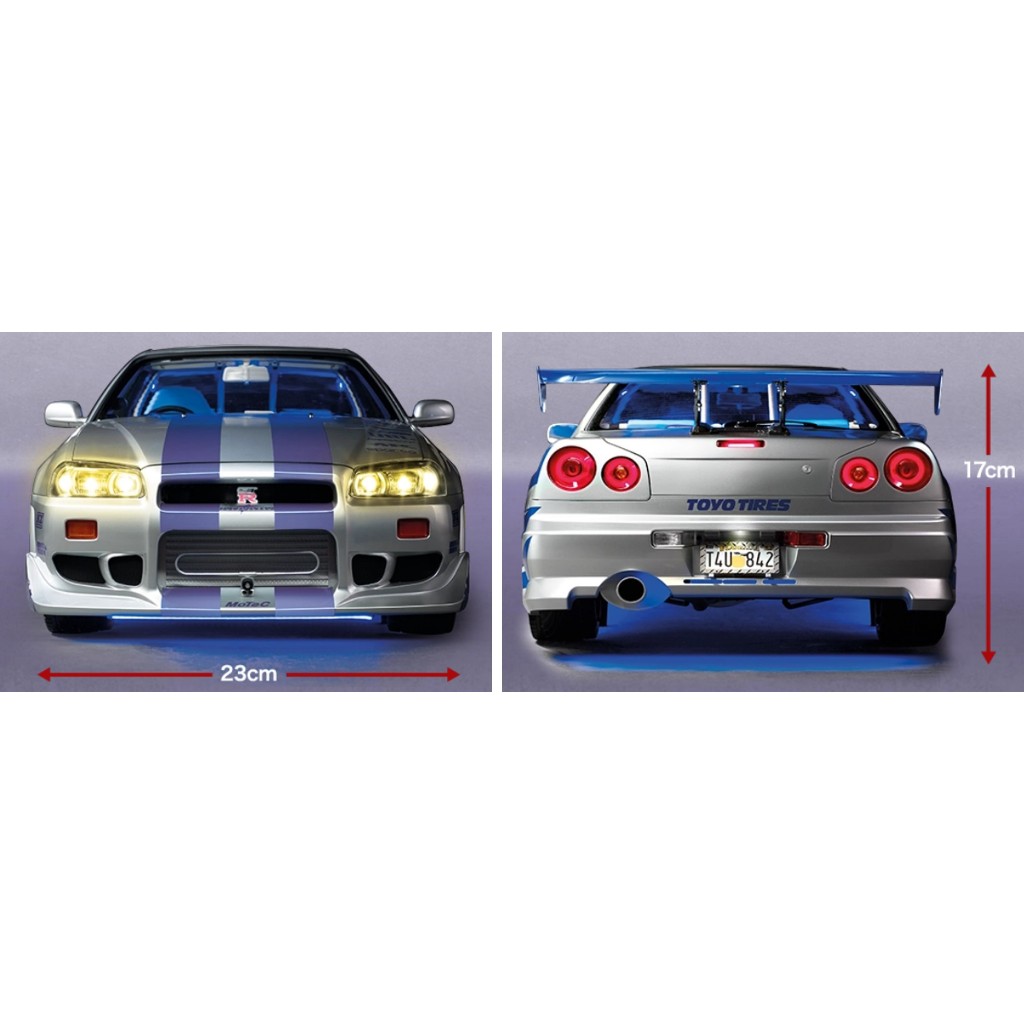 日本代購】Deagostini｜Nissan skyline R34 GT-R｜1/8 組裝模型｜玩命