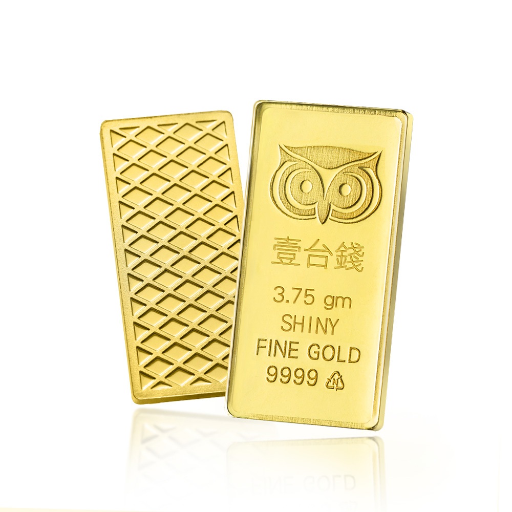 鑫炫麗2】炫麗咕咕金條🦉[1錢]｜9999純金🧈附保證書🔒 可分期💳 一台錢