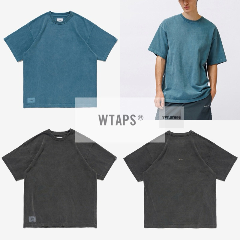 WTAPS 25SS SIGN 02 / SS / COTTON 水洗短袖T恤| 蝦皮購物
