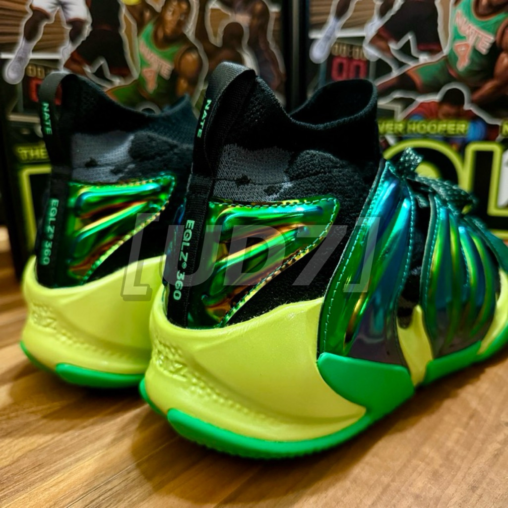 UD7] 現貨EQLZ 義闊360 247 Nate Robinson 聯名氪星人黑綠超臨界籃球鞋