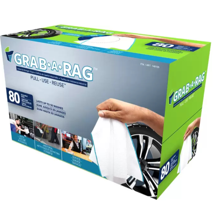 (現貨)優惠中! GRAB-A-RAG 超細纖維拭布 80抽/盒 好市多代購正品 ☆橘貓老闆的店☆ | 蝦皮購物
