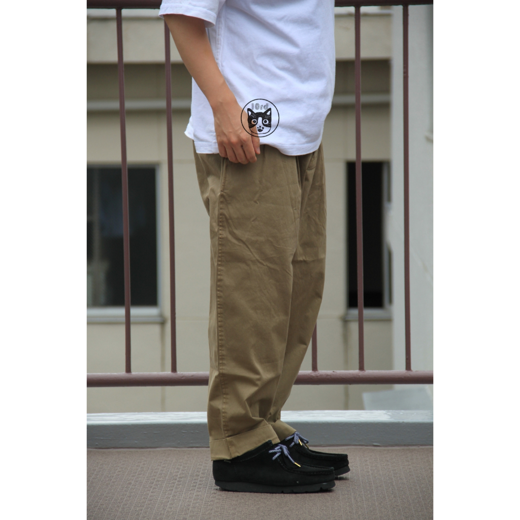 CAHLUMN Organic Cotton 2 Tuck Chino Pant