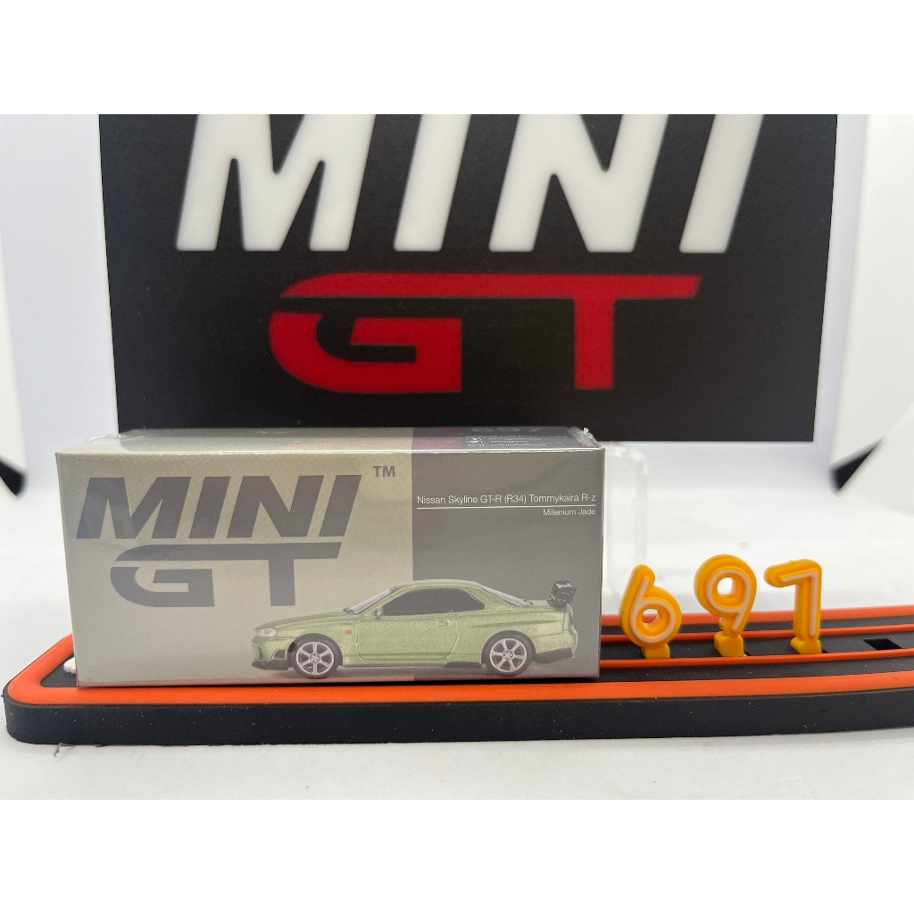 【小車停車場】Mini GT 697 Nissan Skyline GT-R R34 Tommkaira R-z | 蝦皮購物
