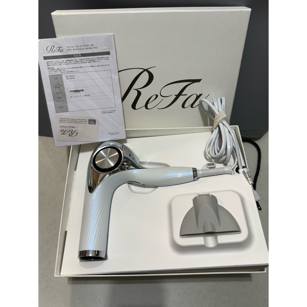 ReFa BEAUTECH DRYER PRO RE-AJ02A白/A03A黑/AJ05A粉紅二手吹風機
