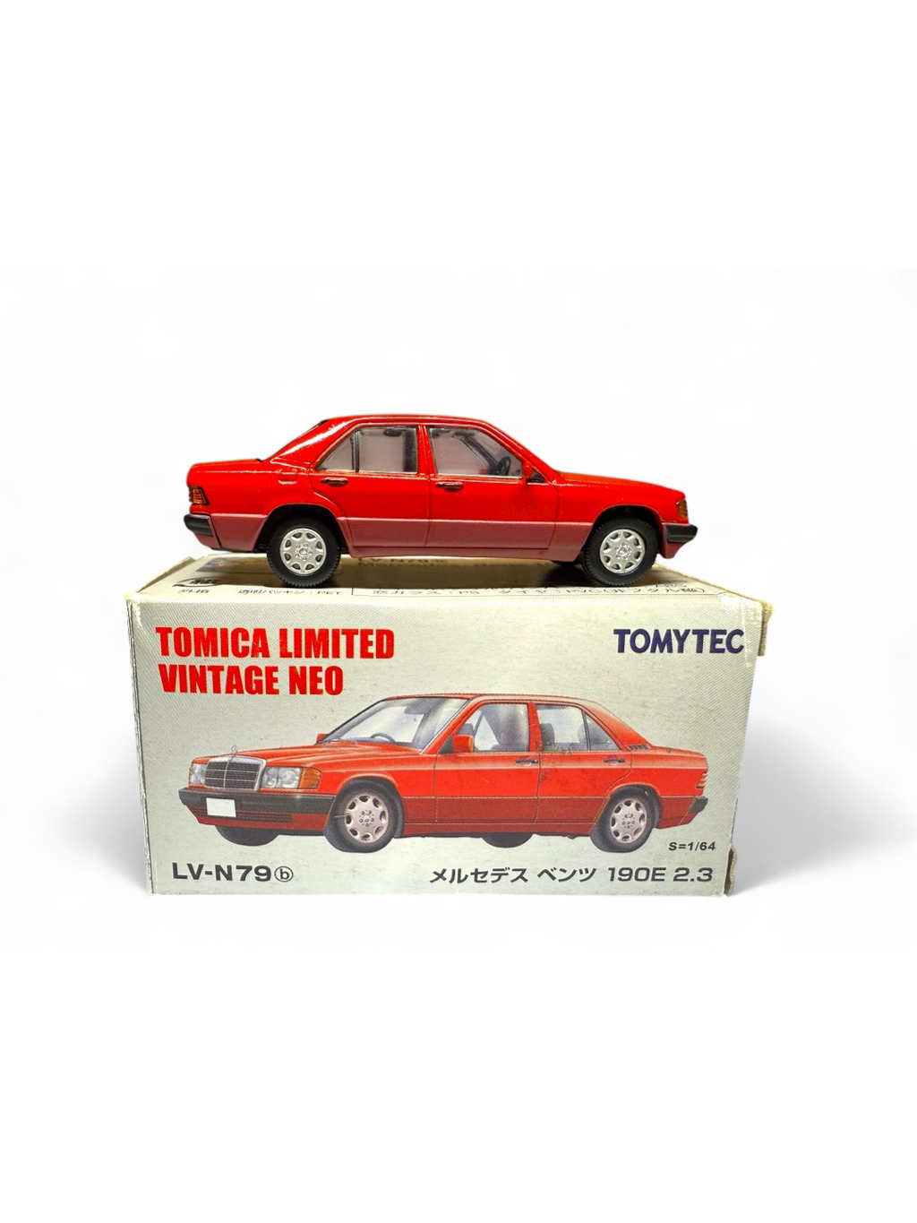 居佳】 tlv Tomytec lv-n79b Mercedes-Benz 190E 2.3(紅色) | 蝦皮購物
