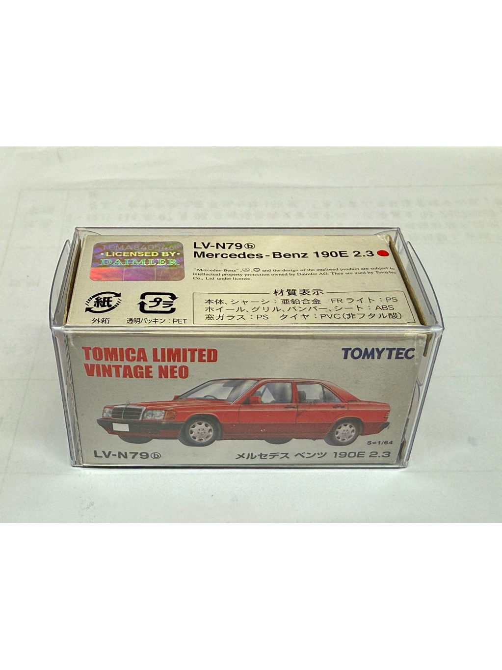 居佳】 tlv Tomytec lv-n79b Mercedes-Benz 190E 2.3(紅色) | 蝦皮購物