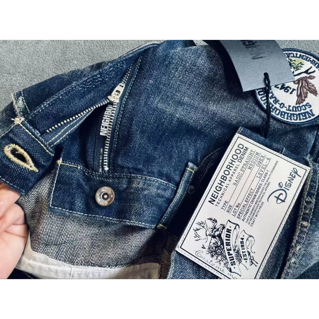NBHD Neighborhood 09 Big Bad Savage Disney 迪士尼牛王牛仔裤| 蝦皮購物
