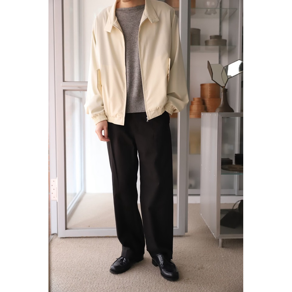 t*u様 25ss AURALEE TROPICAL WOOL ZIP BLOU ULTRA FINE TROPICAL WOOL ZIP BLOUSON - AURALEE Official Website