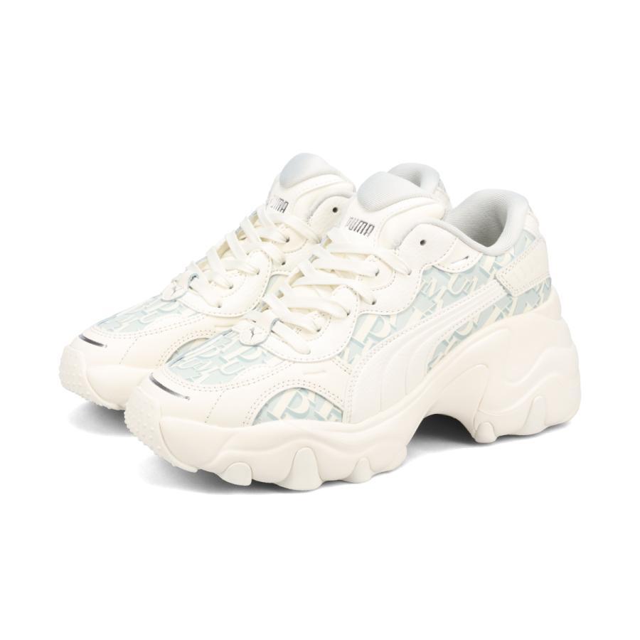 【EAT-SHOE】PUMA PULSAR WEDGE WNS MONOGRAM 米黃灰 厚底 女鞋 402240-02 | 蝦皮購物