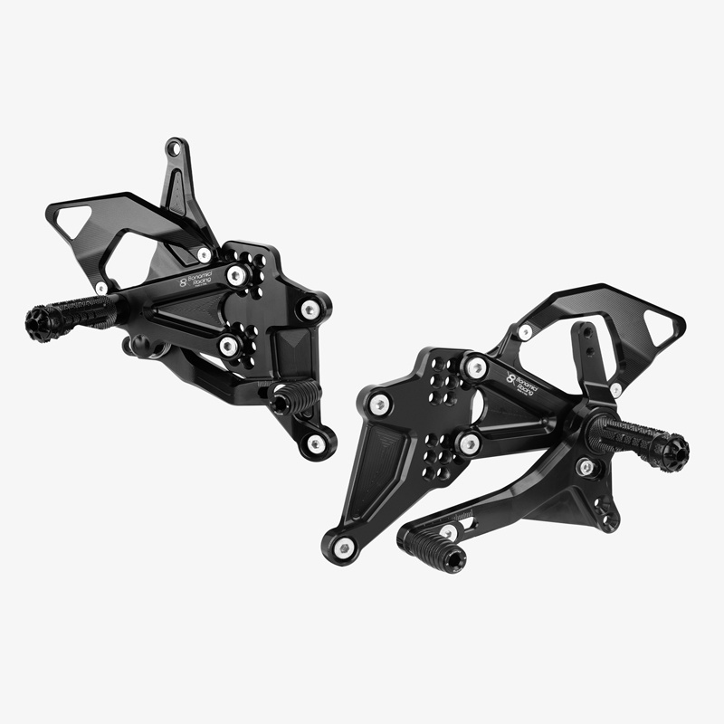 Bonamici 2020-2025 Kawasaki ZX-6R ZX6R 可調式腳踏後移正反打鋁合金