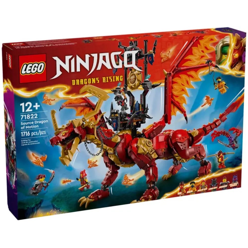 樂享積木] LEGO 71822 動態來源龍旋風忍者系列| 蝦皮購物