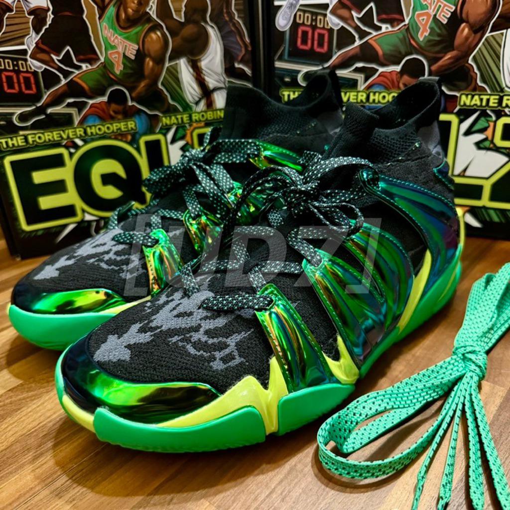 UD7] 現貨EQLZ 義闊360 247 Nate Robinson 聯名氪星人黑綠超臨界籃球鞋