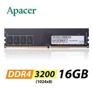 臺灣制造Apacer 宇瞻DDR4 3200 32GB 桌上型筆記型(1024 * 8) • 16G