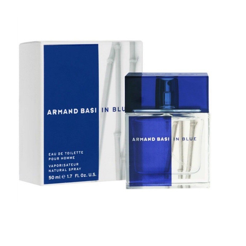 希少品　香水　ARMAND BASI IN BLUE 50ml 未使用 50ML/100ML》Armand basi 綻放淡香水/ In Blue 藍寶雅竹男性淡香水