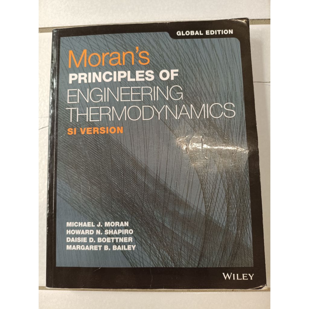 📖 Moran's PRINCIPLES OF ENGINEERING THERMODYNAMICS (原文書） | 蝦皮購物