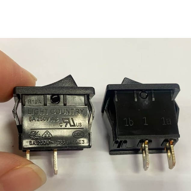 台灣現貨 雙面自重式開關 2 針 2 位置 6A 125/250VAC，常開 R19A | 蝦皮購物