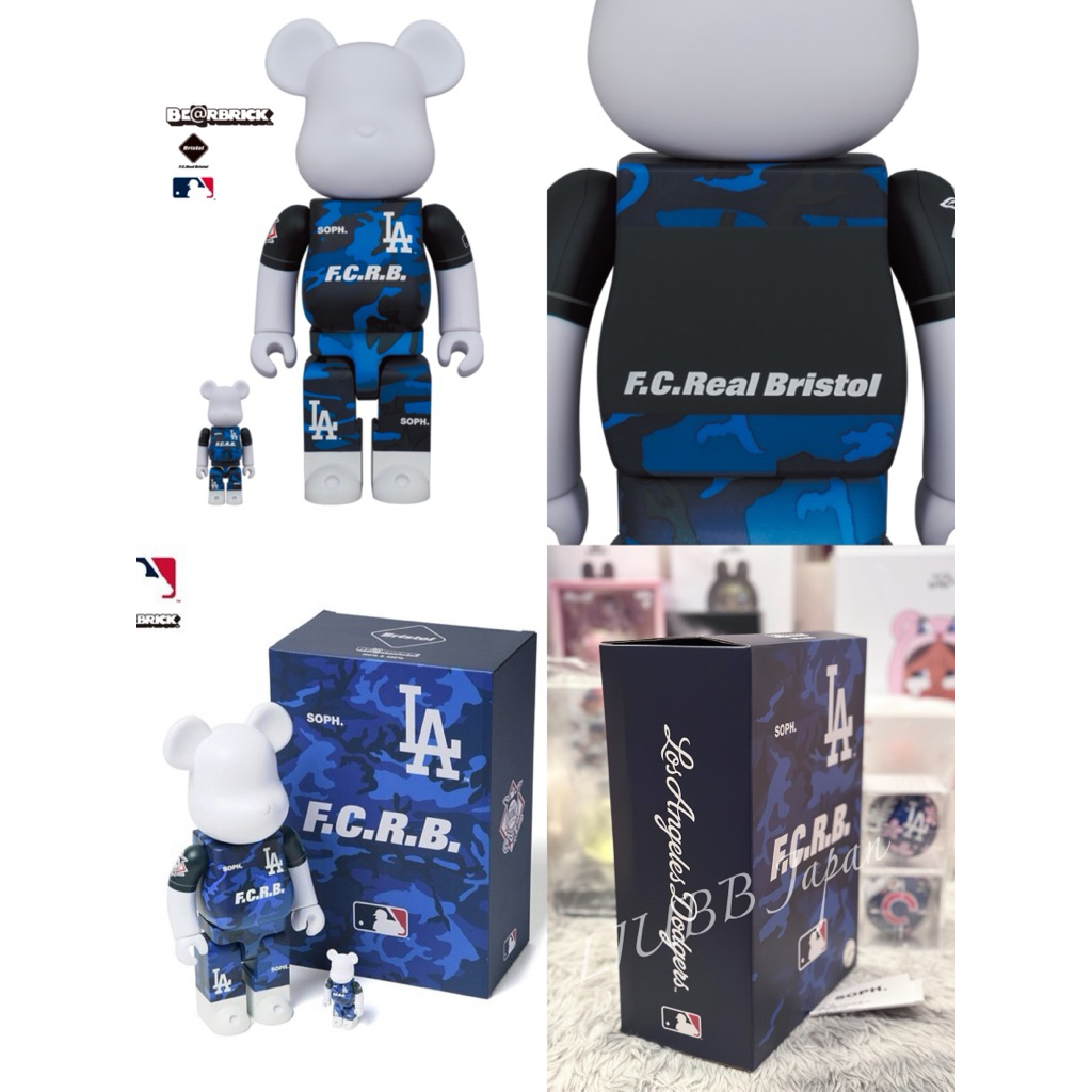 全新未拆庫柏力克官方正品Be@rbrick F.C.R.B. MLB LA 道奇Dodgers 大谷