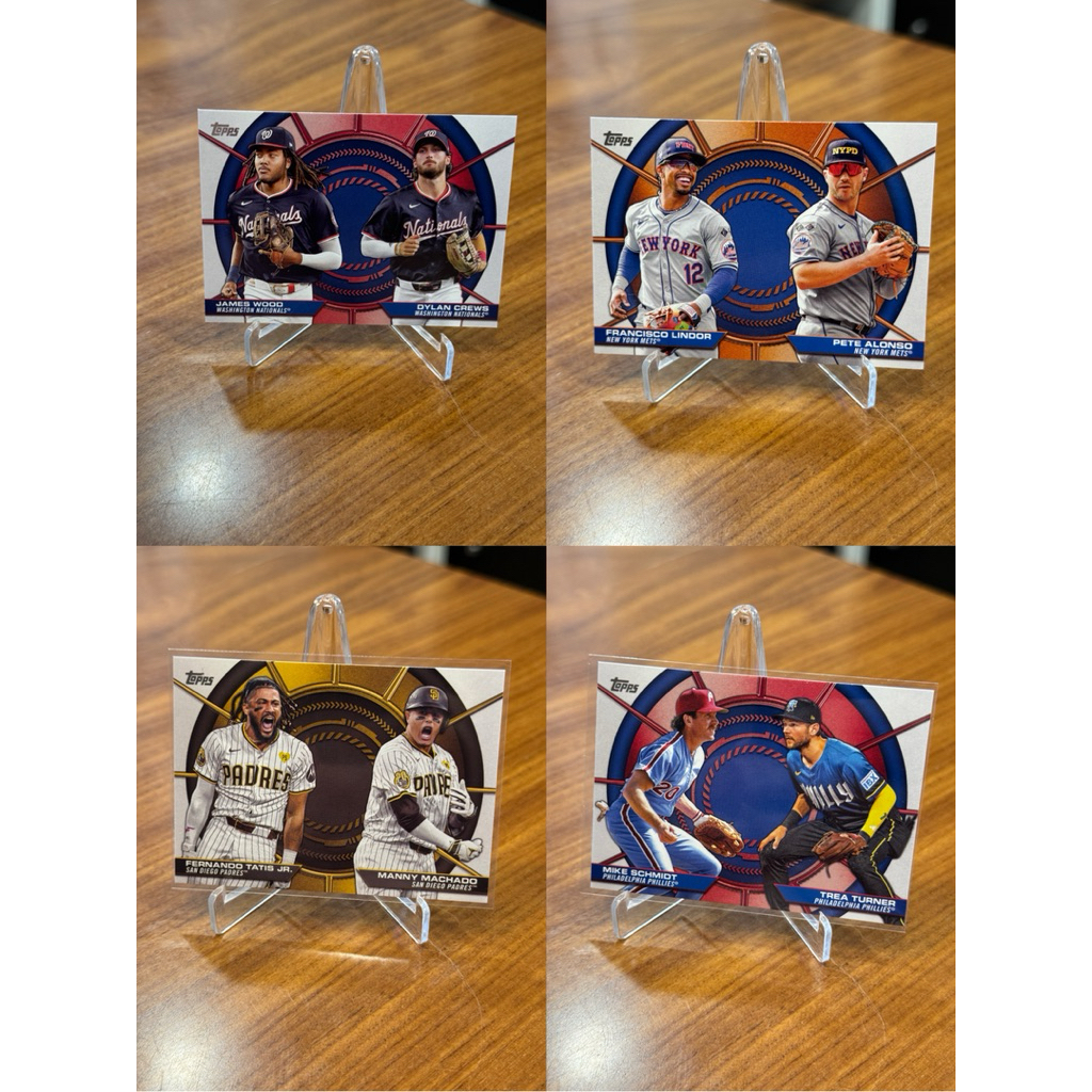 2025 Topps Series 2 Dynamic Dual 特卡（國民/大都會/教士/費城人） | 蝦皮購物