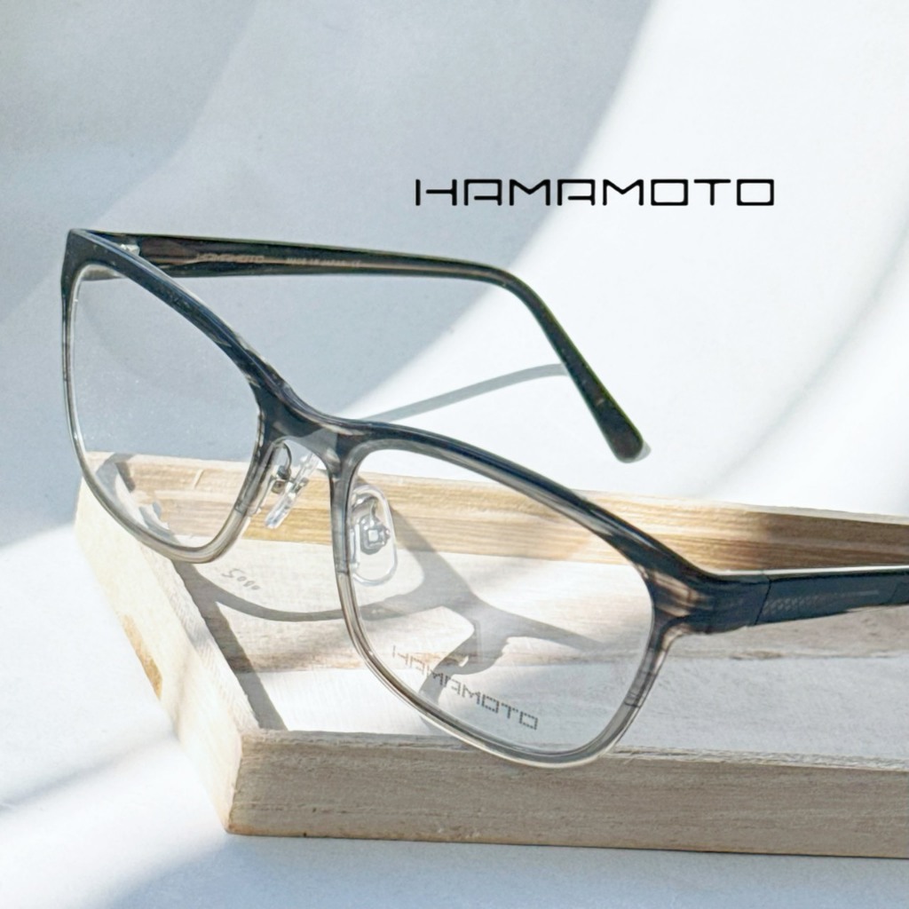 A99 HAMAMOTO 眼鏡 未使用 HAMAMOTO】日本濱本眼鏡｜超輕薄｜極簡控｜俐落輪廓｜科技感｜商務人士