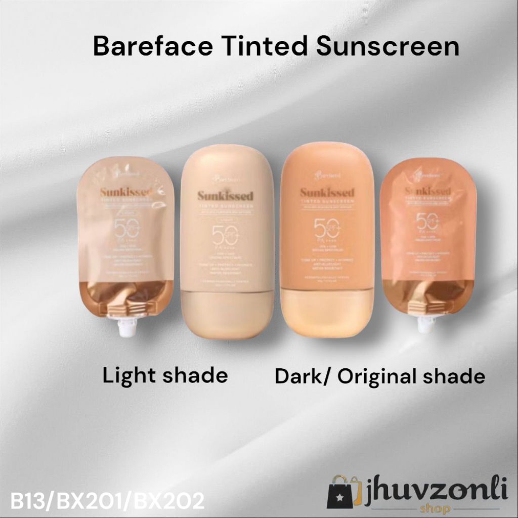 Bareface Sunkissed tinted sunscreen | 蝦皮購物