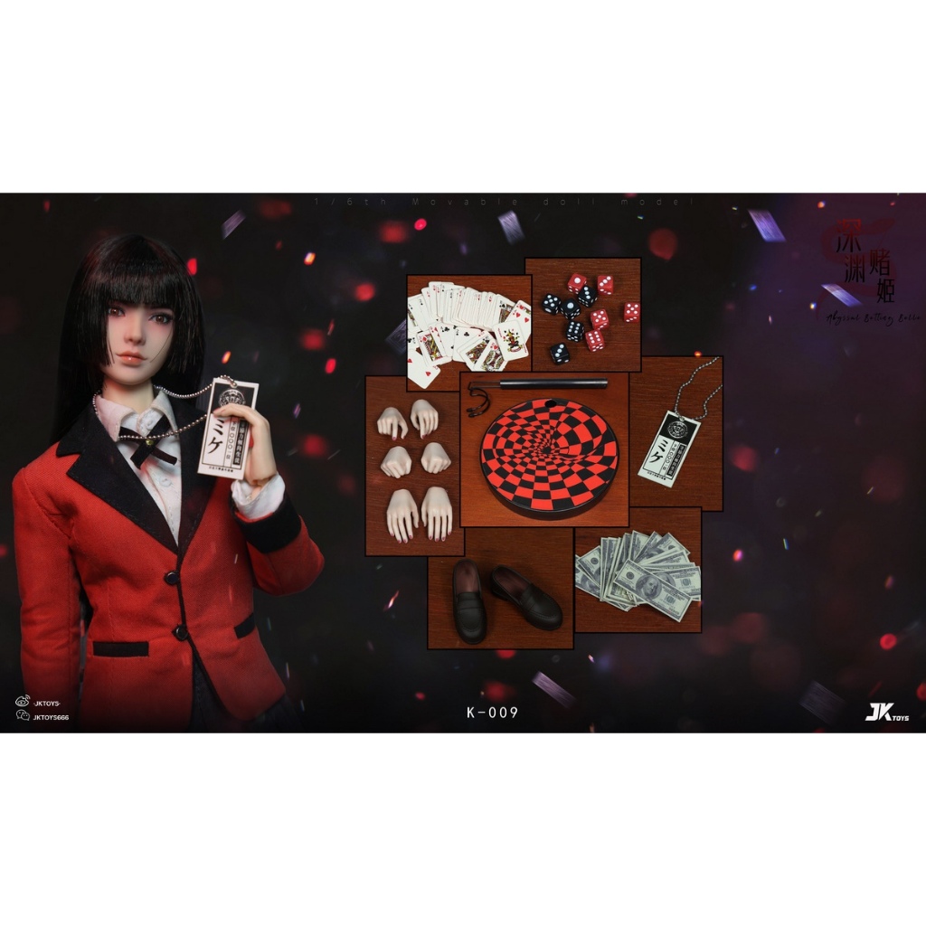 JKTOYS Studio Yumeko 1/6 アクションフィギュア K-009 JKTOYS 1/6