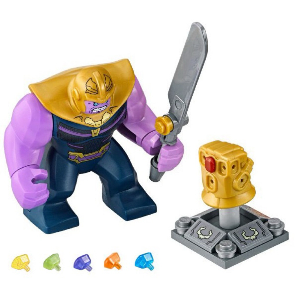 Lego 樂高 76107 薩諾斯 含 無限手套 無限寶石 手套座 武器 | 蝦皮購物