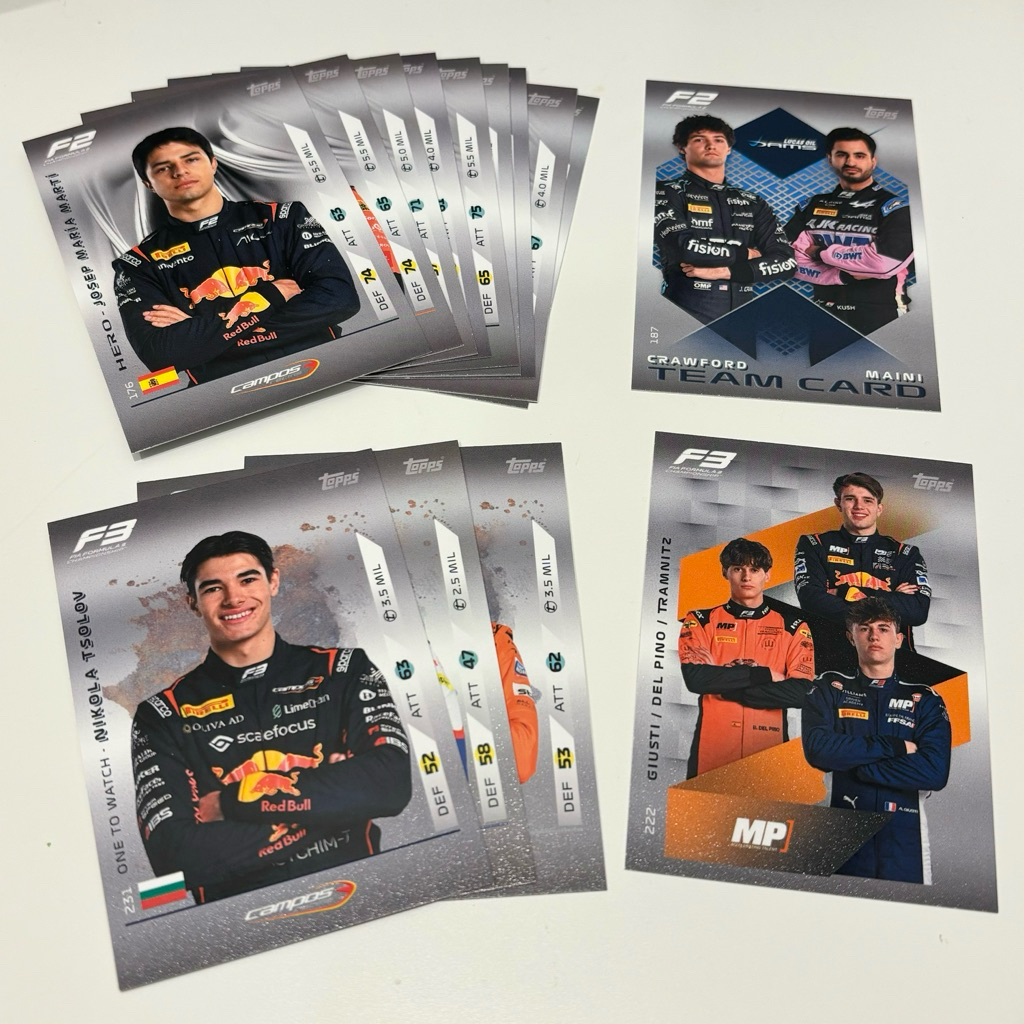 Topps F1 Turbo Attax 2025-F2、F3車手卡、團隊卡 | 蝦皮購物