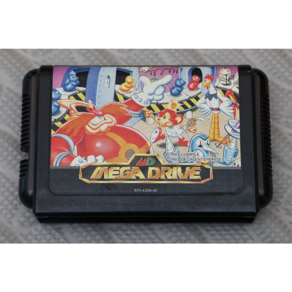 二手 SEGA MD Mega Drive 洛克人 Dr Robotnik's Mean Bean Machine 日版 | 蝦皮購物