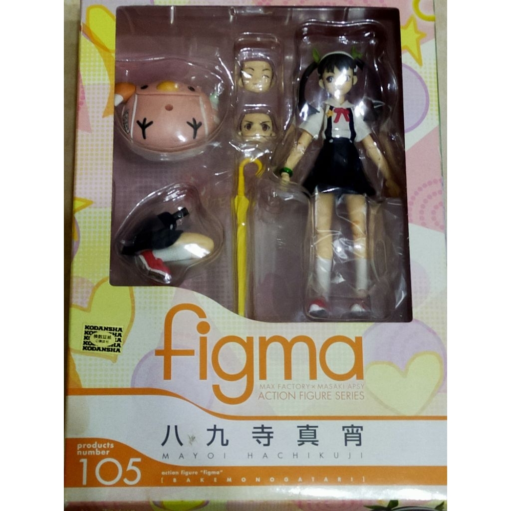 日版MAX FACTORY GSC figma 105 化物語西尾維新八九寺真宵公仔可動人偶
