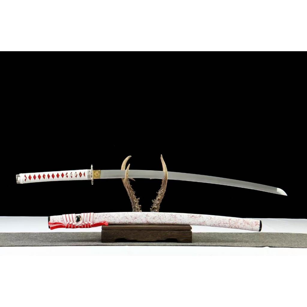 【典藏】霜刃織血武士刀 日式刀 指揮刀 東洋刀 居合武士道練習刀 打刀 金屬刀 收藏裝飾刀 Katana 軍官刀 未開刃 | 蝦皮購物