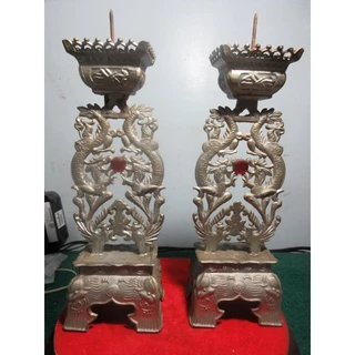 古置物，古燭台，古董品，極細工，古美術高14.5重140克 古置物，古燭台，古董品，極細工，古美術高14.5重140克 古置物，古燭台