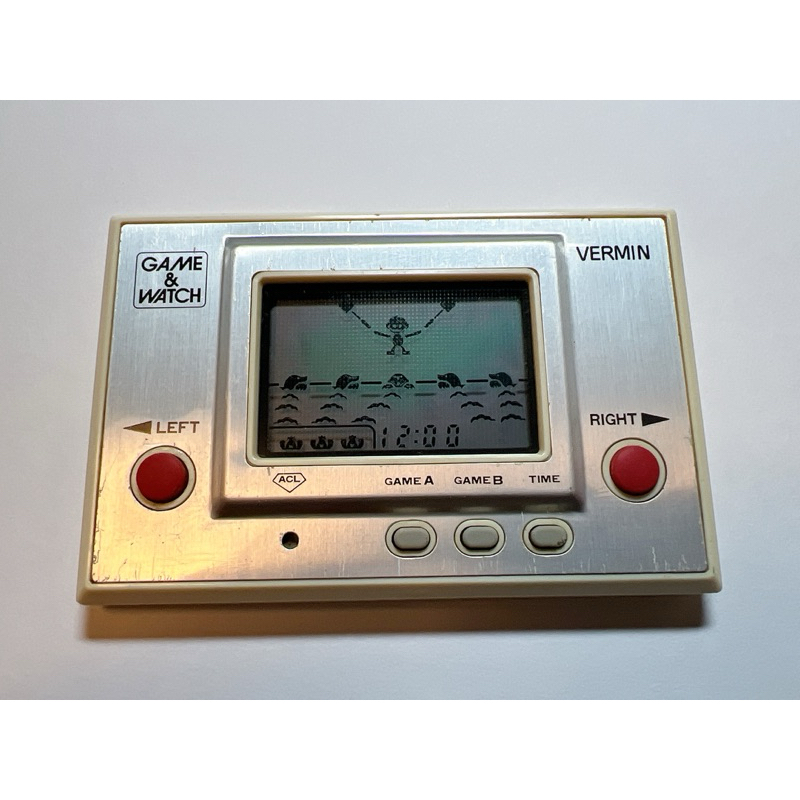 任天堂 GAME AND & WATCH Vermin 1980 遊戲機 直接從日本 掌上型電玩 | 蝦皮購物