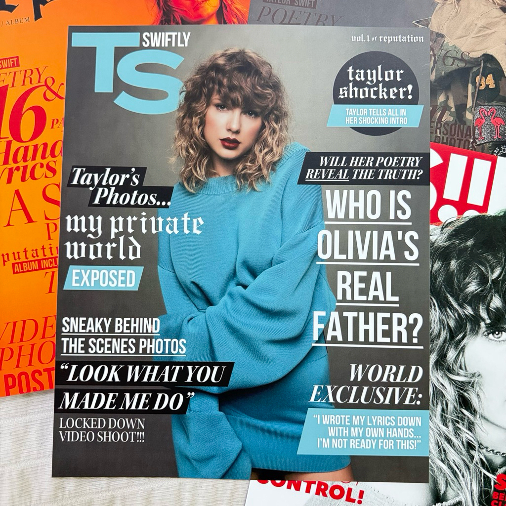 F•L🚀(現貨)共4款Taylor Swift 泰勒絲小海報Reputation 專輯雜誌封面高