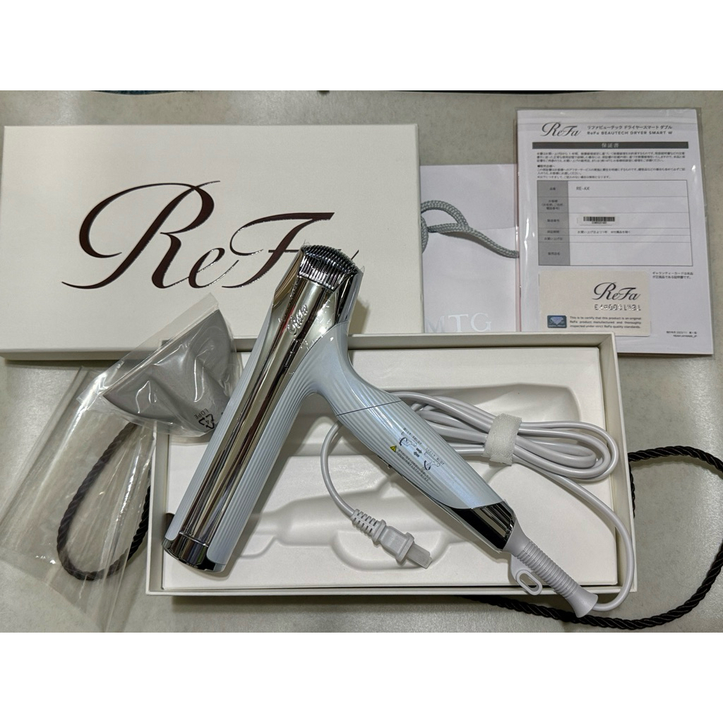 ReFa BEAUTECH DRYER SMART W RE-AX-02A/05A二手機國際電壓100V~240V