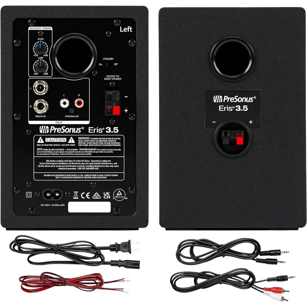 PreSonus ERIS E3.5 /ERIS E3.5 G2 50瓦3.5吋主動式監聽喇叭【音響世界