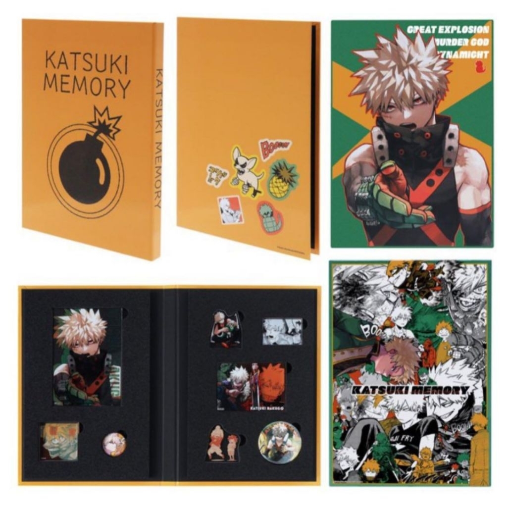 我的英雄學院原畫展爆豪回憶錄KATSUKI MEMORY 相冊爆豪爆豪勝己十傑