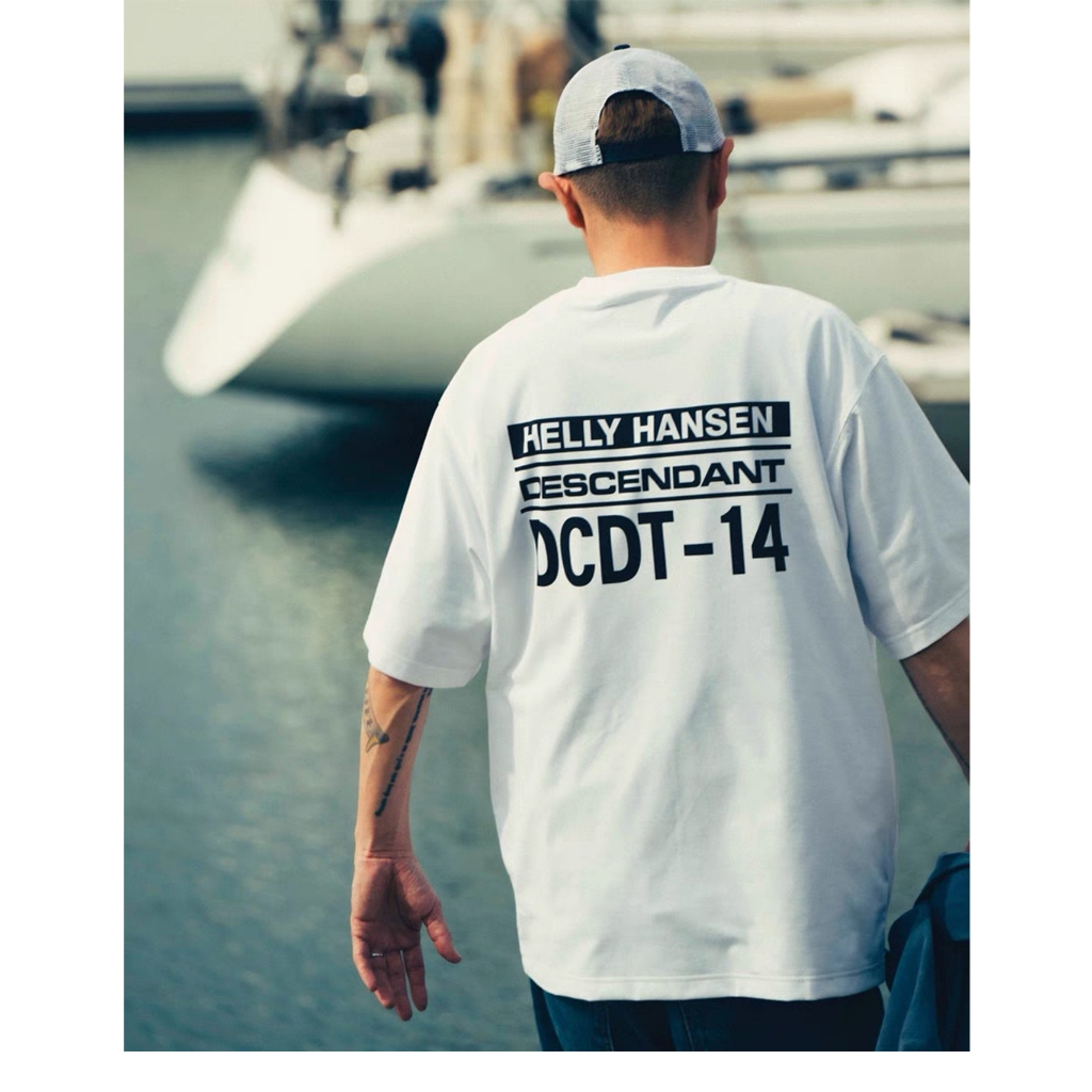 HH×DCDT DESCENDANT聯名HELLY HANSEN UpDRIFT SS TEE 純棉圓領寬鬆印花