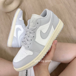 S.G Nike Air Jordan 1 Low 海鹽灰 灰白 DC0774-103 奶油底 喬丹 女鞋 男鞋 情侶鞋